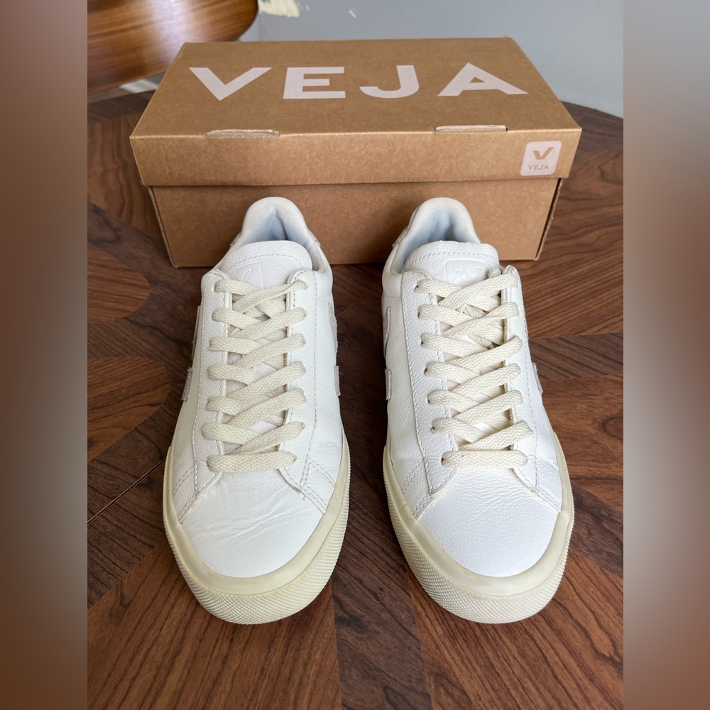 Veja Campo Leather Sneakers Size US 6 - Picture 3 of 7